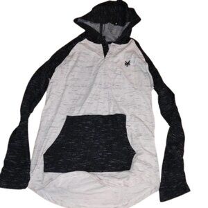 🚨5 For $25🚨ZooYork Y2K Size Large Kids Black and White Hooded Boys Shirt